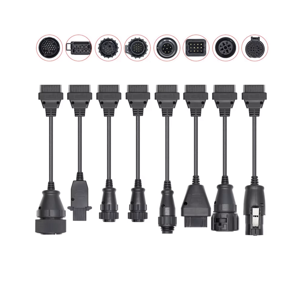 Pack de 8 câbles OBD2 pour camions et Poids Lourd